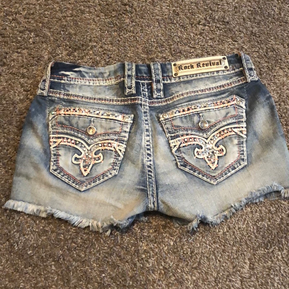 Adorable Rock Revival Shorts